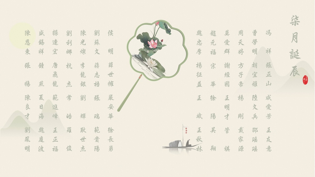 【生日祝?！抗ё?月生日的員工生日快樂！